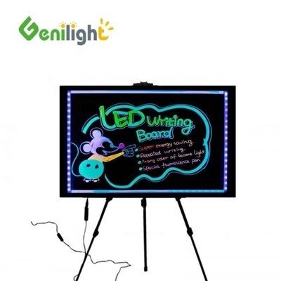 Acrylic Surface Board LED Message Board for Students Portable and Erasable Note Board