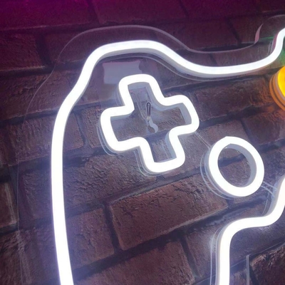 Add a Pop of Color to Your Gamer Room with 41*27.5cm Custom Game Controller Neon Sign