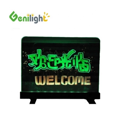 Acrylic Surface Board LED Message Board for Students Portable and Erasable Note Board