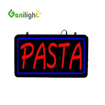 Acrylic Front Board PASTA Neon Signs with and Animation Display Function