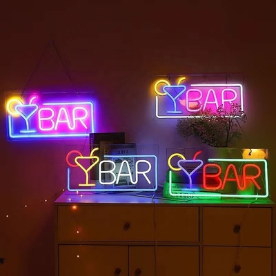 Dimmable LED Neon Light for Home Bar Wall Decor USB Powered Neon Bar Signs
