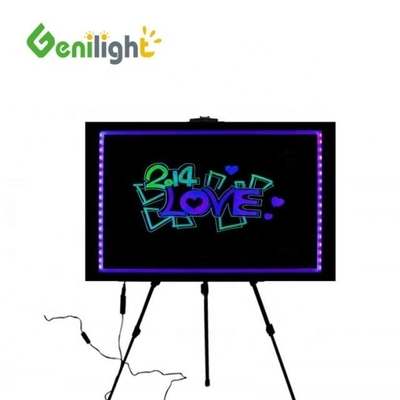 Acrylic or Tempered Glass Surface Board Customized Full Color LED Writing Sign Board