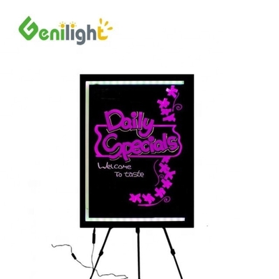 Remote Control Multi Color Super Brightness LED Handwriting Blackboard with 3 Flash Speed
