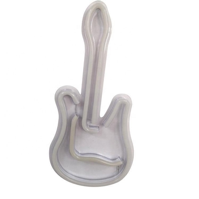 Powered Dimmable on/off Switch 3D Guitar Neon Sign for Music Studio Customized Design