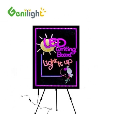 Acrylic Rectangle Neon Writing Board LED Display for Business