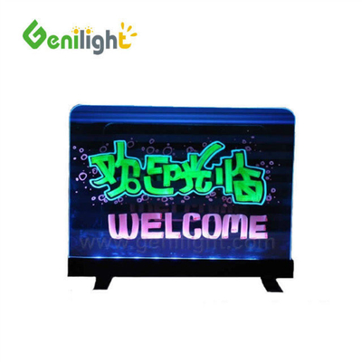 Indoor Mini RGB Transparent LED Writing Board Panel Size 20*30cm for Shop Display