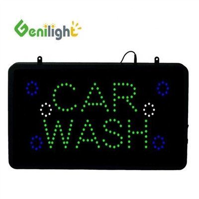Power Saving Custom LED Open Sign Genilight Indoor for Dry Cleaners 3 Flash Modes