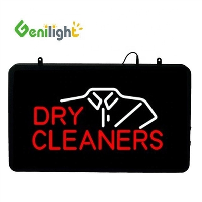 Power Saving Custom LED Open Sign Genilight Indoor for Dry Cleaners 3 Flash Modes