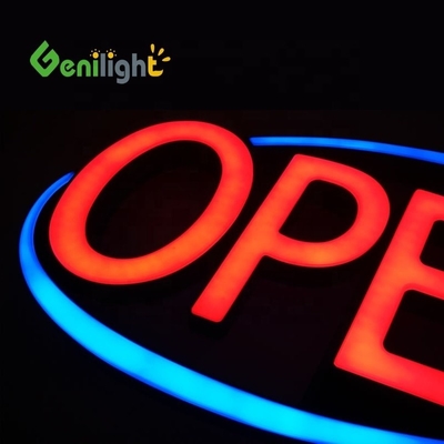 Customized Jumbo ULTRA BRIGHT LED OPEN SIGN Flashing Scrolling Modes Red/Blue Perfect