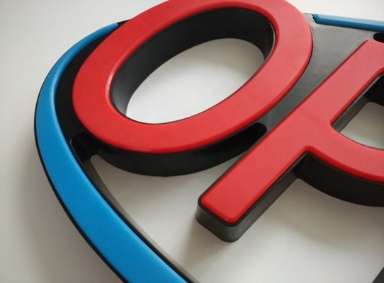 Customized Jumbo ULTRA BRIGHT LED OPEN SIGN Flashing Scrolling Modes Red/Blue Perfect