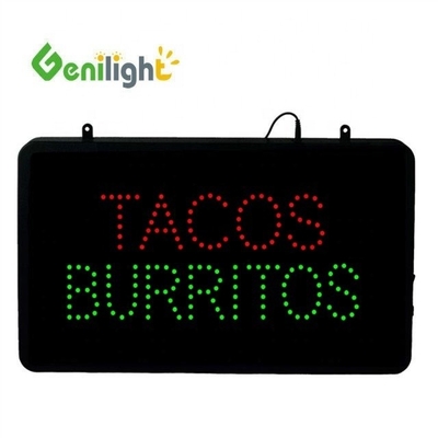 Genilight 22*13inch CE RoHS Flashing LED Neon Sign for Photo Studio Rectangle Shape