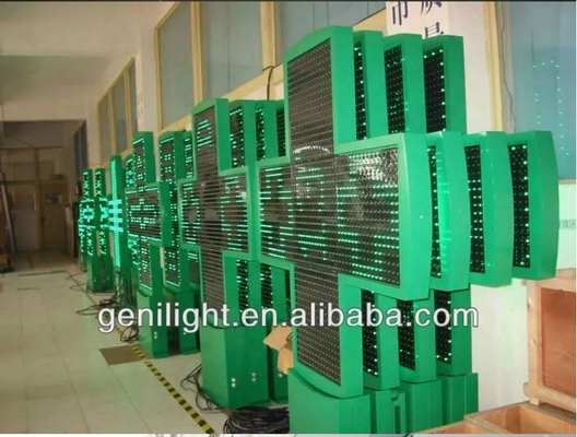 Outdoor Pharmacy Cross LED Display with Shining Flashing and SDK Function Integration