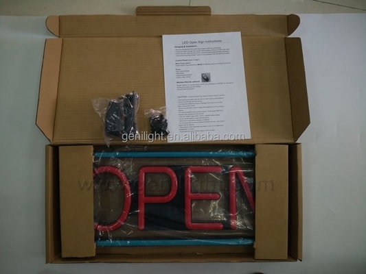 Superbrightness Rectangle LED Open Sign for Easy and Fashionable Design