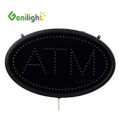 Energy-Saving LED ATM Letter Sign with Border Light Power Certificate CE RoHS LVD etc Lifespan hours -