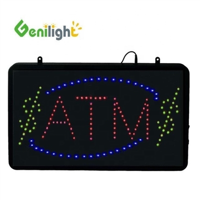 Energy-Saving LED ATM Letter Sign with Border Light Power Certificate CE RoHS LVD etc Lifespan hours -
