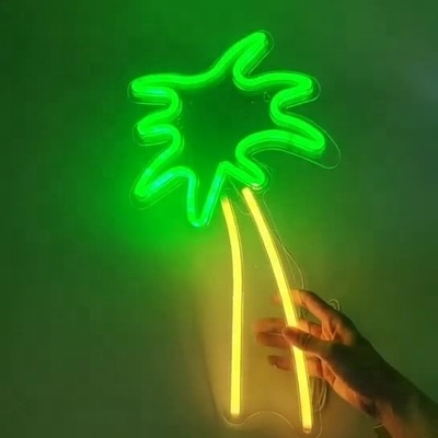 Large Coconut Tree Neon Sign Led Flex Neon Light USB Powered Night Light for Kids Room Voltage 5V