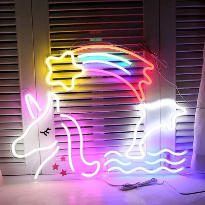 Power Consumption 1 Unicorn Neon Lights LED Sign Perfect for Animal Lovers and Gamers