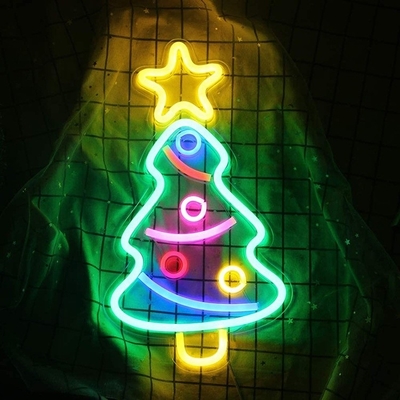 Customized Christmas Tree Neon Sign Light for Party Decorations Bright and Festive