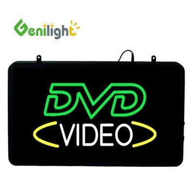 Genilight 22*13inch CE RoHS DVD VIDEOLED Advertising Light Boxes Neon Sign