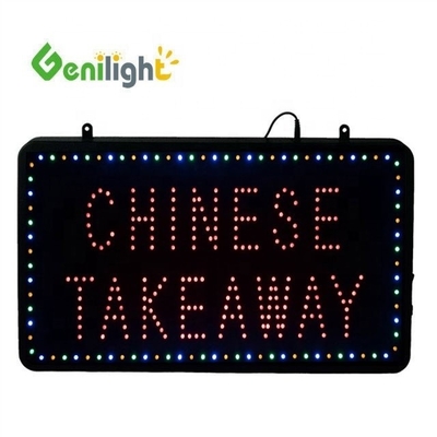 Original Genilight Chinese Food LED Open Sign for Chinese Restaurant Flash Genilight