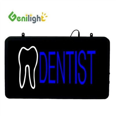 ABS Open-Mold Genilight Oval 58*36cm LED Neon Open Sign with Tooth Logo