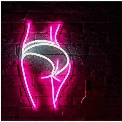Bar Pub Club Decor Lady Buttocks Art Decorative Night Light GLT-FNS9