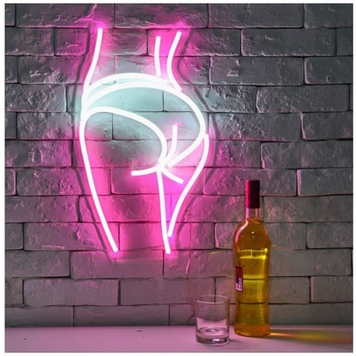 Bar Pub Club Decor Lady Buttocks Art Decorative Night Light GLT-FNS9