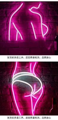 Bar Pub Club Decor Lady Buttocks Art Decorative Night Light GLT-FNS9