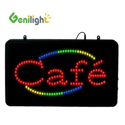 Single Color LED Emitted Light Open Neon Sign with Animation Display Function