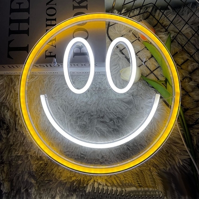 5V Voltage LED Smiley Face Sign Customized Wall Decor for Teen Girls Preppy Room Decor