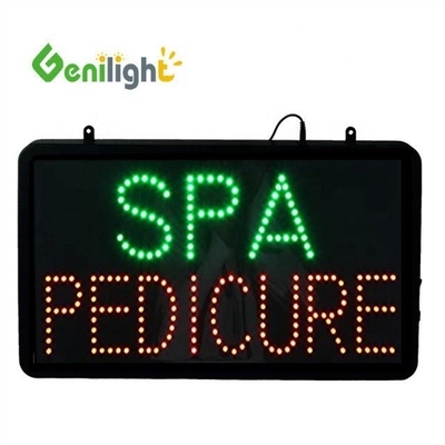 ABS Open-Mold Custom Indoor Animation Led Open Sign for Salon/Waxing/Spa/Nails Store