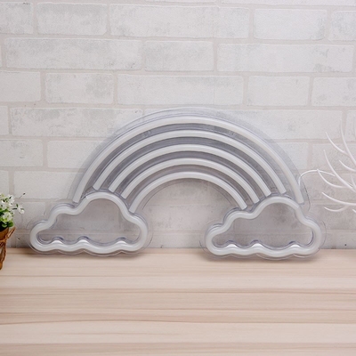 Neon Rainbow Light LED Wall Decor Art Sign for Home Bedroom Lounge Office 5V Voltage