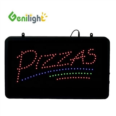 Contrast Ratio Function SDK LED Open Pizza Shop Window Hanging Business Sign Flashing Color