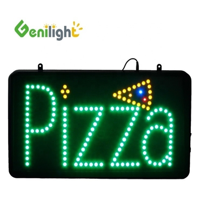 Contrast Ratio Function SDK LED Open Pizza Shop Window Hanging Business Sign Flashing Color