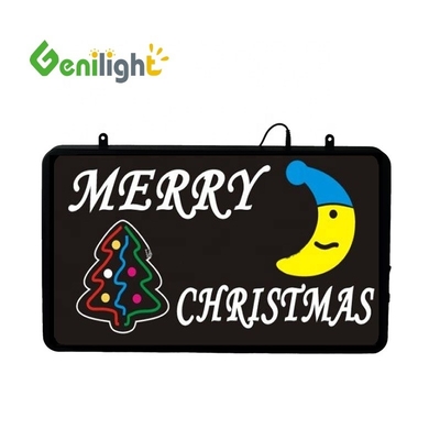 Flashing Merry Christmas Neon Light Sign Perfect for Window Decoration in Any Setting