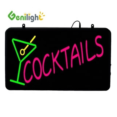 CE ROHS Power Custom JUICE BAR neon open sign designed for Animation Display Function