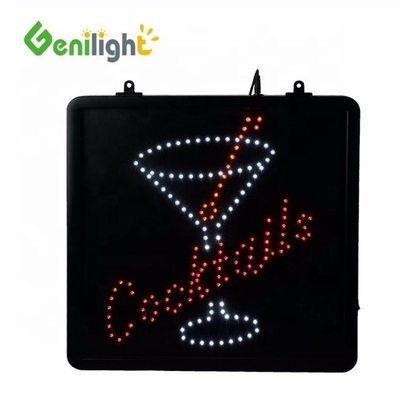 CE ROHS Power Custom JUICE BAR neon open sign designed for Animation Display Function