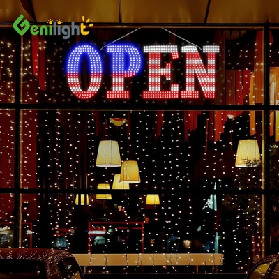 PCB front board High Brightness 58*36cm Oval Shape Acrylic LED Open Closed Sign for Shop
