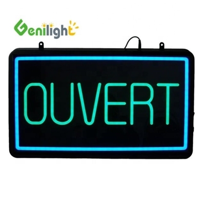 Animated Neon LED Sign Board with Remote Control Oval Shape 56*33 cm Screen Dimension