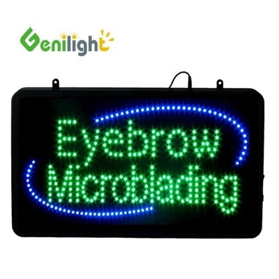 Pixel Pitch 22*13inch LED Eyebrow Threading Sign CE RoHS LVD Certified for Indoor