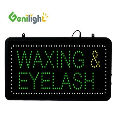 Pixel Pitch 22*13inch LED Eyebrow Threading Sign CE RoHS LVD Certified for Indoor