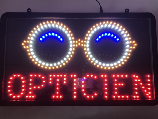 Pixel Pitch 22*13inch LED Eyebrow Threading Sign CE RoHS LVD Certified for Indoor