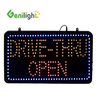 Pixel Pitch LED Car Logo with INSURANCE Neon Open Sign Manufactured by Genilight