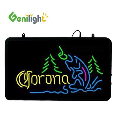 Genilight 56*33 cm LED Aquarium Light Neon Signs for Aquarium Holds High Resolution
