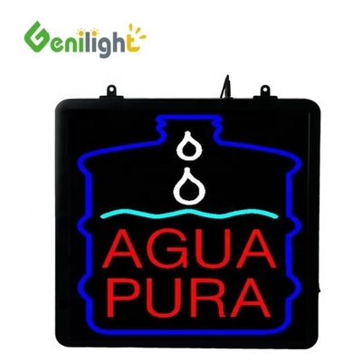 Contrast Ratio Genilight Indoor 22*13inch LED Cafe Open Sign with and Power Saving