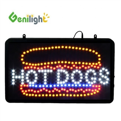 Contrast Ratio Genilight Indoor 22*13inch LED Cafe Open Sign with and Power Saving