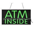 PCB Board Acrylic Material and Oval Shape LED Advertising Bank ATM Open Sign