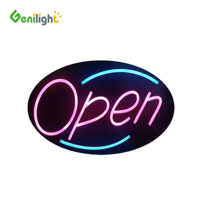 Indoor Genilight Oval 58*36cm LED Coat Hanger Neon Sign with Pixel Pitch