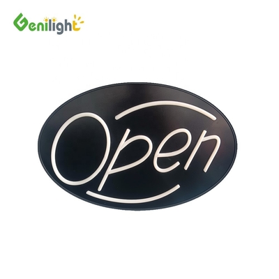 Colorful Genilight Open Sign Neon LED Business Animated Motion Advertising Displays Panel 56*33cm