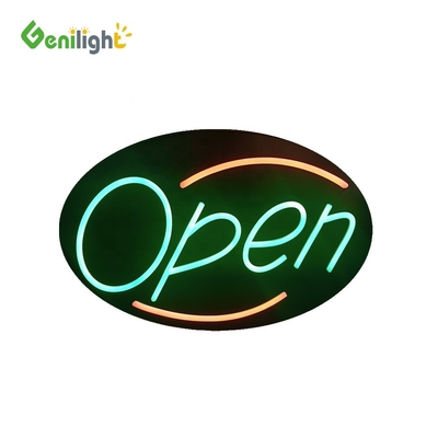 Colorful Genilight Open Sign Neon LED Business Animated Motion Advertising Displays Panel 56*33cm